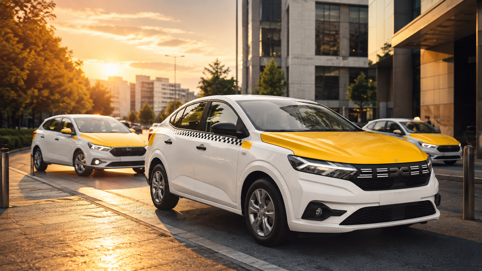 Возила од возниот парк на 1Taxi подготвени за секоја дестинација